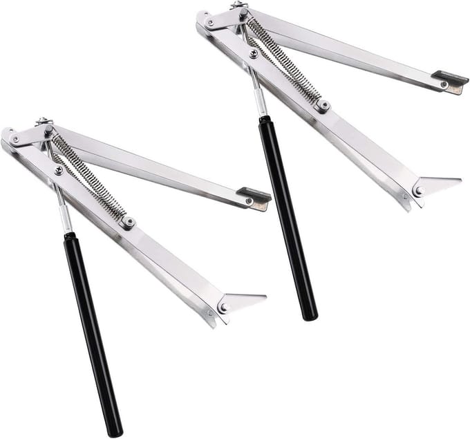 Automatische Raamopener - Kas Ventilator - Automatisch Ventileren - Dubbele Veer Constructie - 45 cm Hefhoogte - Aluminium