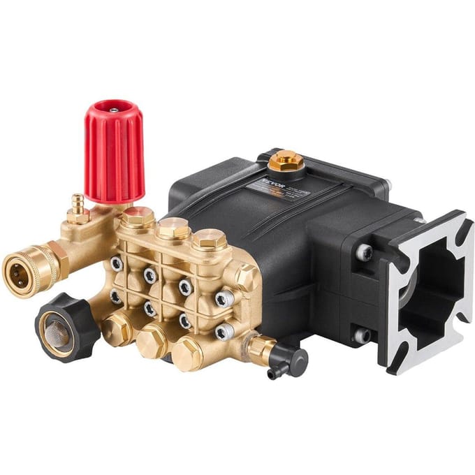 Pompe de nettoyeur haute pression Arbre de 3/4  Triplex à pistons horizontaux 3300 PSI 2,5 GPM