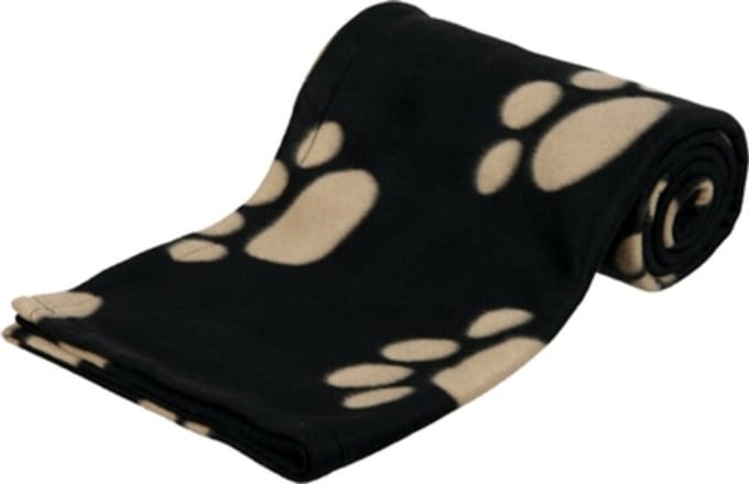 Trixie Barney deken fleece 150 × 100 cm zwart/beige