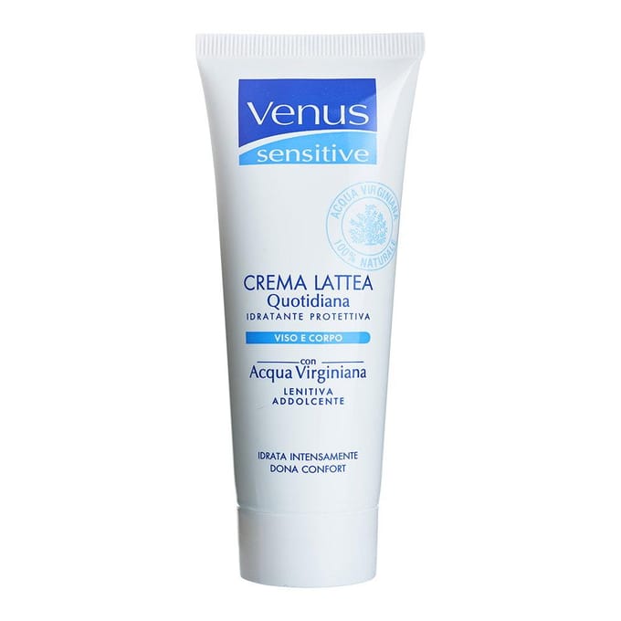 Venus, Lattea Quotidiana, Hydraterend, Crème, Voor Gezicht & Lichaam, 75 ml