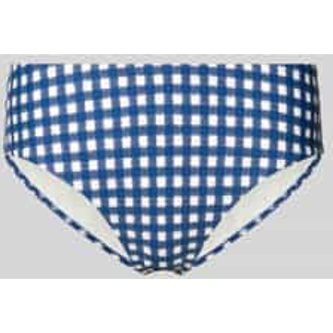 Bikinibroekje met ruitmotief model 'GINGHAM PANTY'