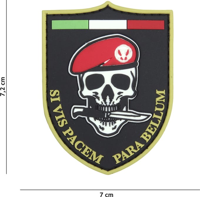 101 Inc Embleem 3D Pvc Si Vis Pacem Zwart  13091