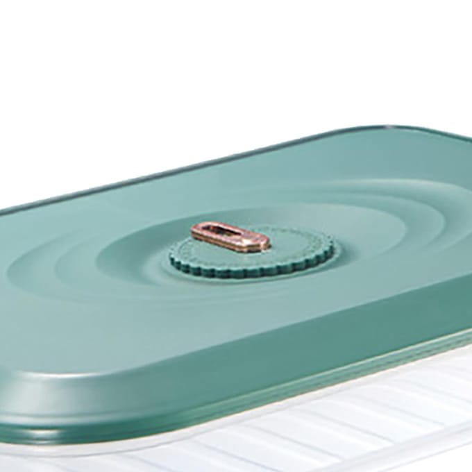 Dumpling Opbergdoos Plastic Grote Capaciteit Luchtdichte Voedselcontainer Keukenbenodigdheden gray