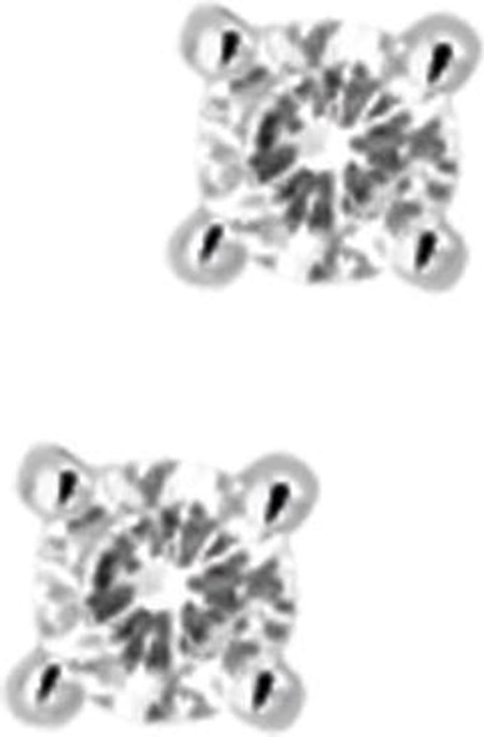 The Jewelry Collection Oorknoppen Diamant 0.20 Ct. - Witgoud