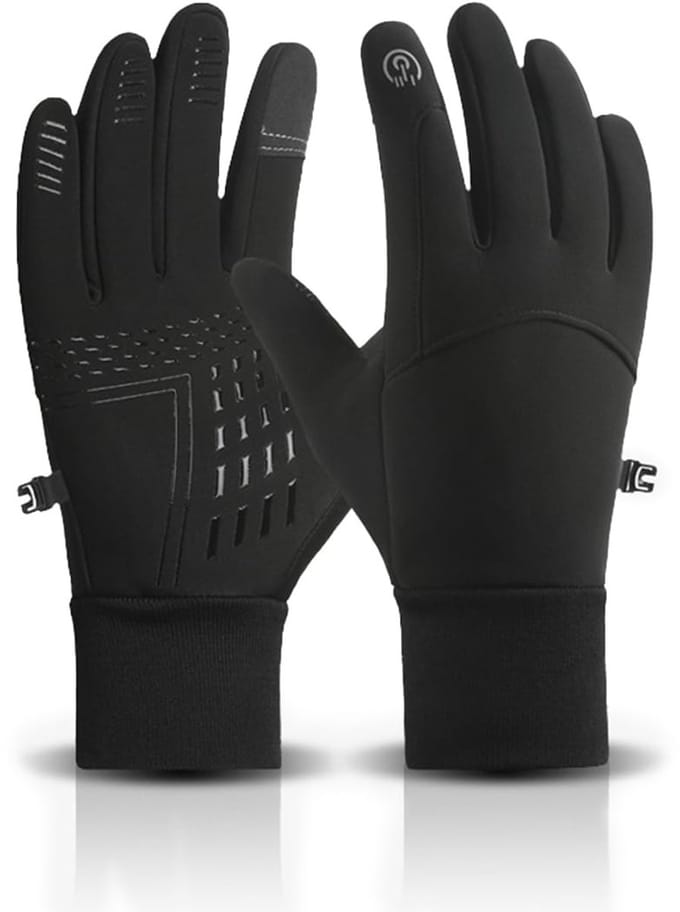 Dailygoods- Motorhandschoenen Warm - Waterdicht - Winddicht - Antislip - Touchscreen - Voor Heren/Dames - Winterhandschoenen