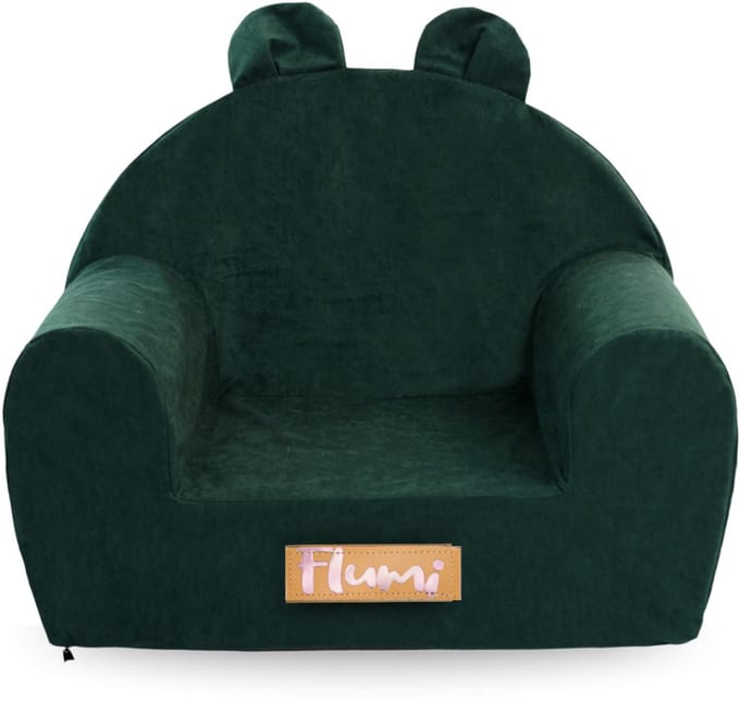 Flumi Kinderfauteuil van schuim – Donkergroen