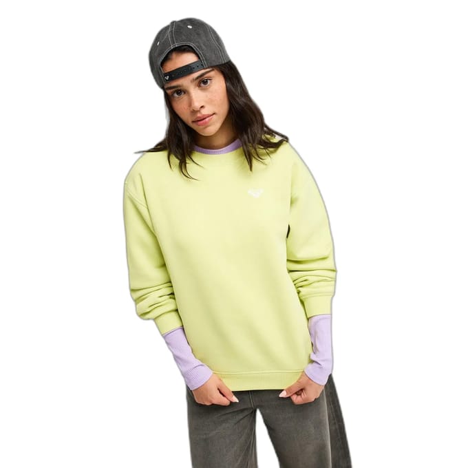 Roxy Surf Stoked Crew Brushed Vint Sweater groen