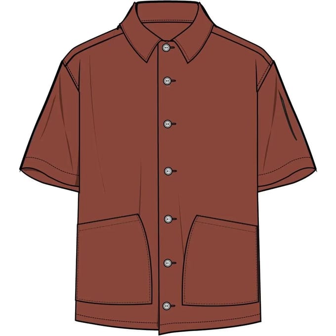 Shirt met zak Solid Allan