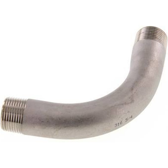 L-pijp R3/4" RVS 16bar