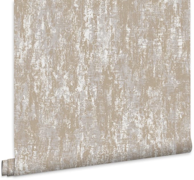 Laura Ashley Whinfell Behang - Glitter - 10mx52cm - Beige