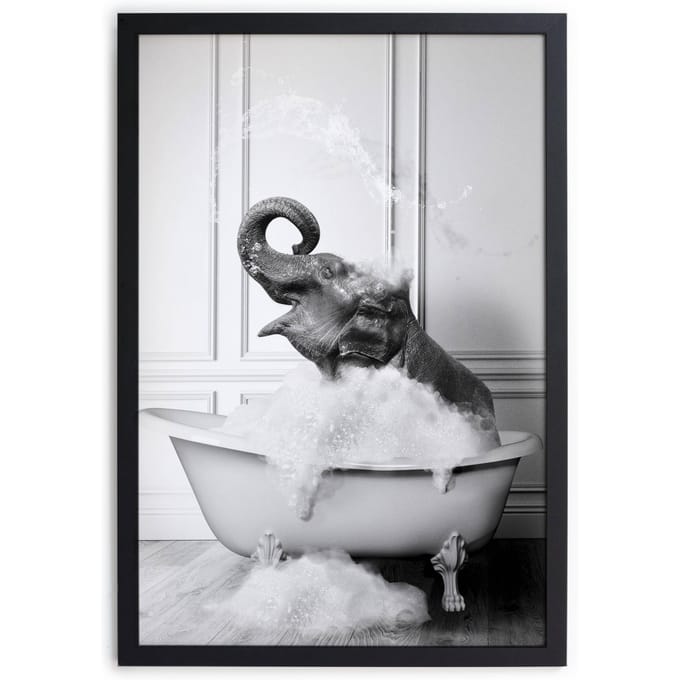 Wanddecoratie Elephant Bath | Really Nice Things