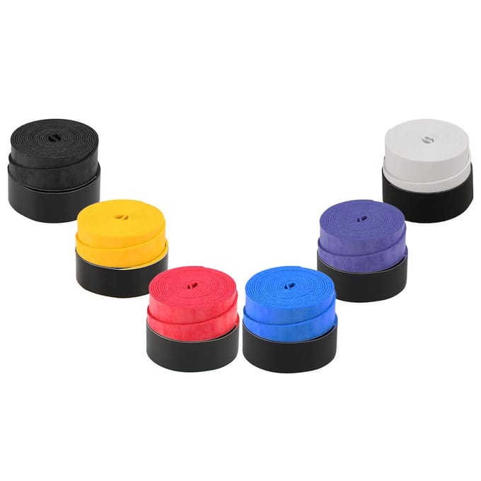 Poignées de raquette de Tennis antidérapantes, pour raquette de Badminton, surgrip vibrant, bandeau anti-transpiration 25pcs noir