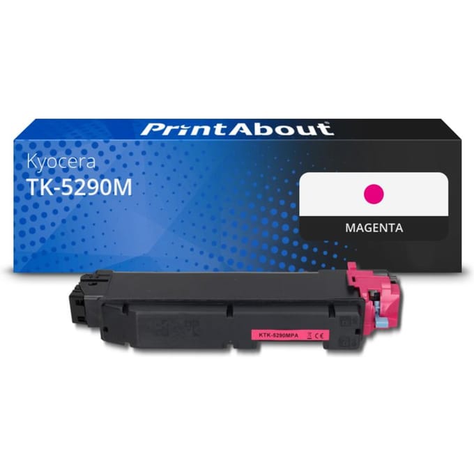 PrintAbout huismerk Toner TK-5290M Magenta Geschikt voor Kyocera