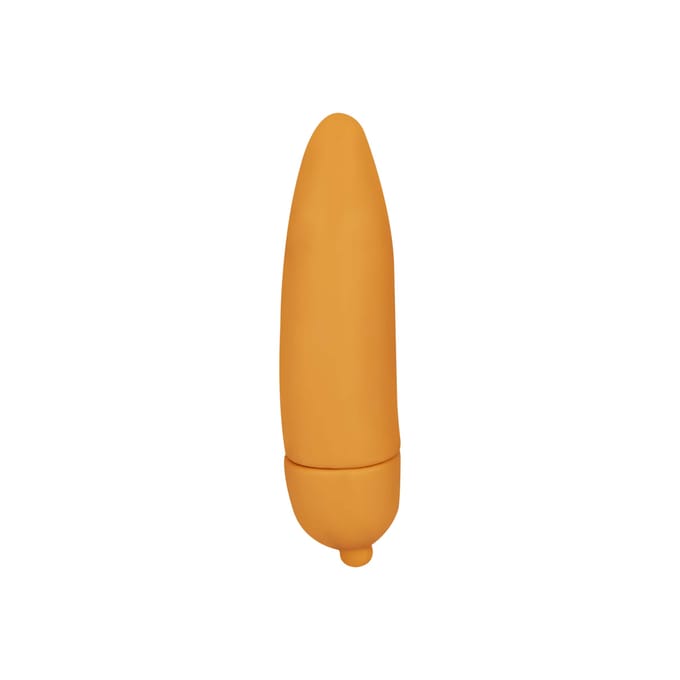 EIS, vibrator, wortel minivibrator, 11,5 cm, waterdicht, huidvriendelijke siliconen
