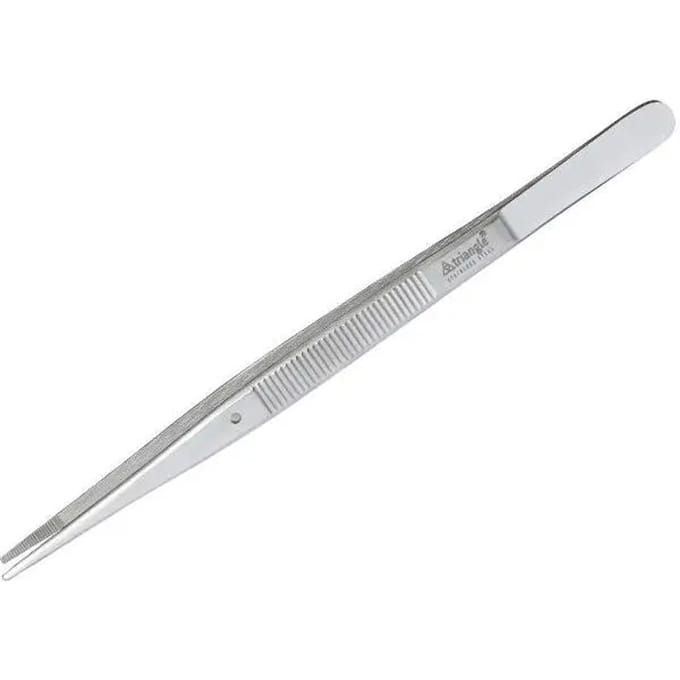 Triangle Multifunctioneel Keukenpincet – RVS – 15 cm – Ideaal voor BBQ en Presentatie