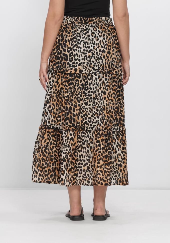 WITHBLACK Wblamina Maxi Skirt Rokken Dames - Multi - Maat M