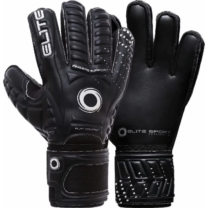 Elite Sport Warrior Keepershandschoenen Kinderen - Zwart | Maat: 4