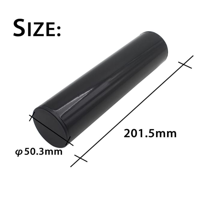 Percussion professionnelle de main de secoueur de sable de cylindre d'acier inoxydable noir noir