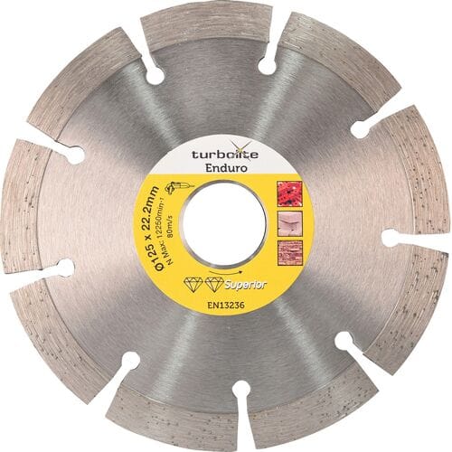 Marcrist Turbolite Superior Enduro diamantschijf universeel 125x22,2mm