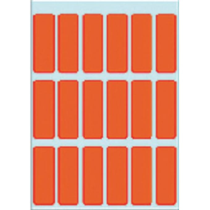 Huismerk Herma 3652 Universele Etiket 12x34mm Rood - Pakje met 5 velletjes stickers
