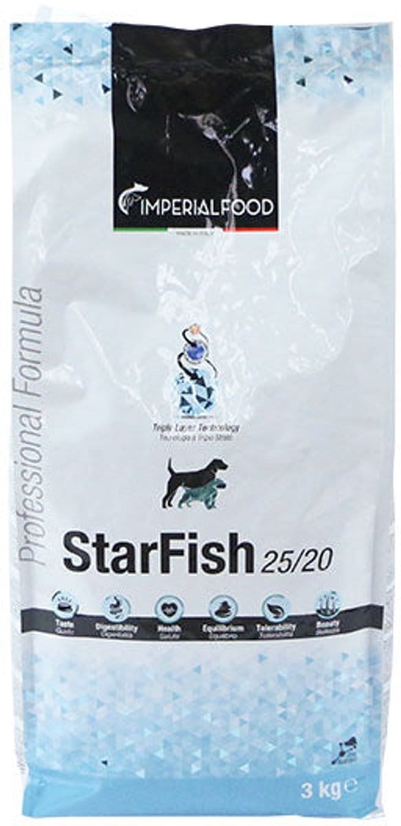 StarFish (25/20) | voor gevoelige honden | SuperPremium | 3KG