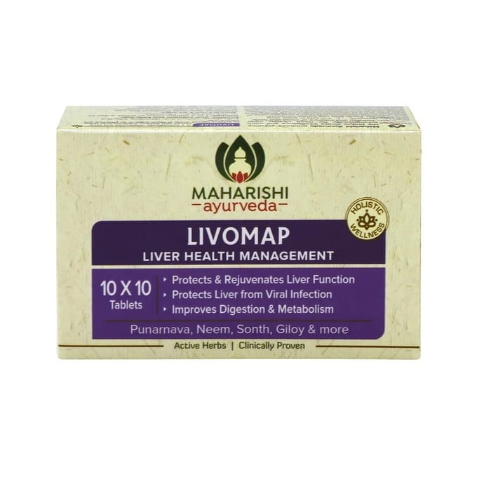 Ливомап (100 таб, 500 мг), Livomap,  Maharishi Ayurveda