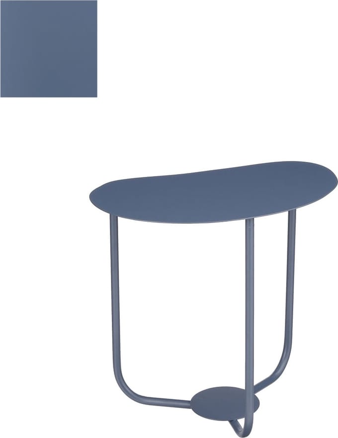 Mica Decorations Modera Bijzettafel - 40x25x38 cm - Ijzer - Blauw