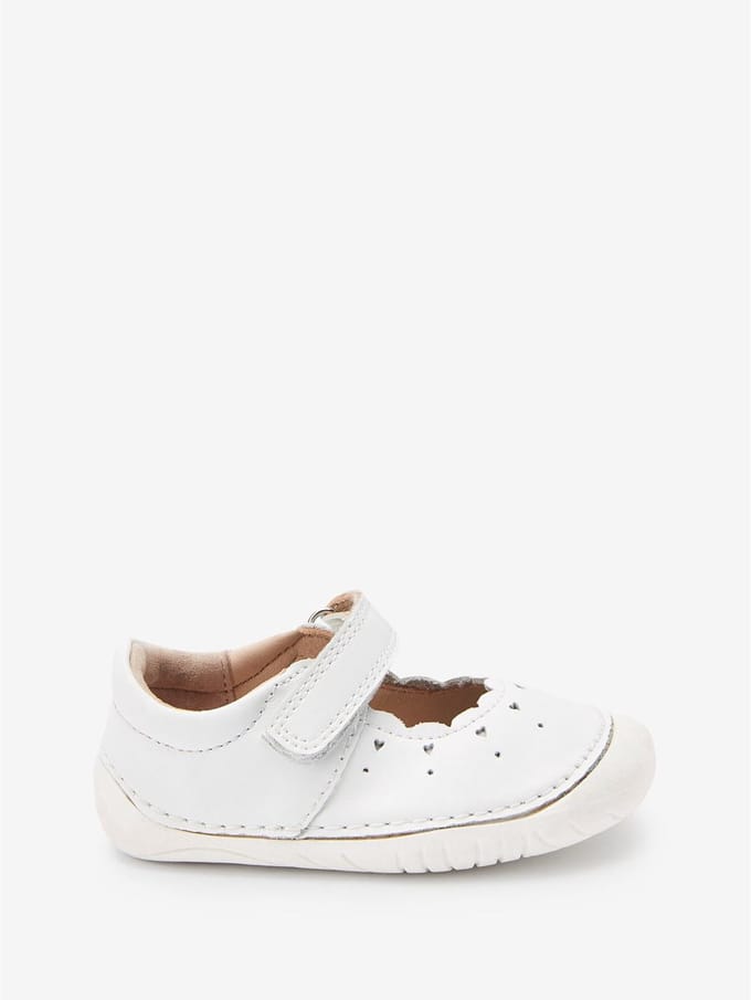 Next - Meisjes - Mary Jane babyschoenen met brede pasvorm (G) - Wit