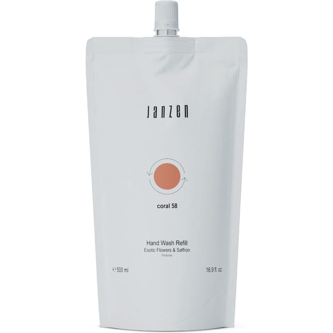 JANZEN – Hand Wash Refill - Coral 58 – 500 ml
