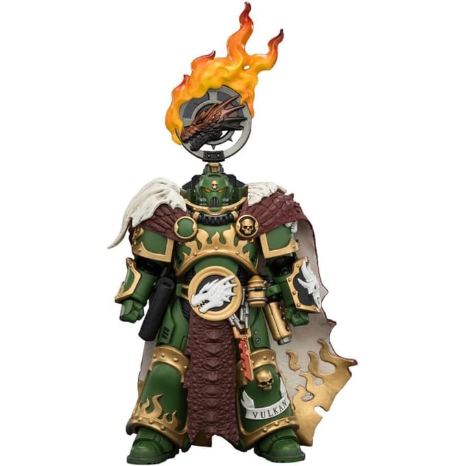 Warhammer Action Figure Salamanders Vulkan He'stan, the Forgefather 13 cm