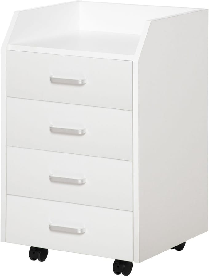 Vinsetto archiefkast - Spaanplaat - 40x36x65cm - Wit