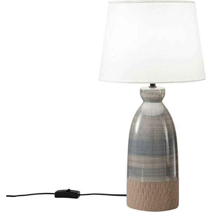 Luce Ambiente Design Tafellamp Navajo, hoogte 49 cm, kleurrijk/wit, keramiek/stof