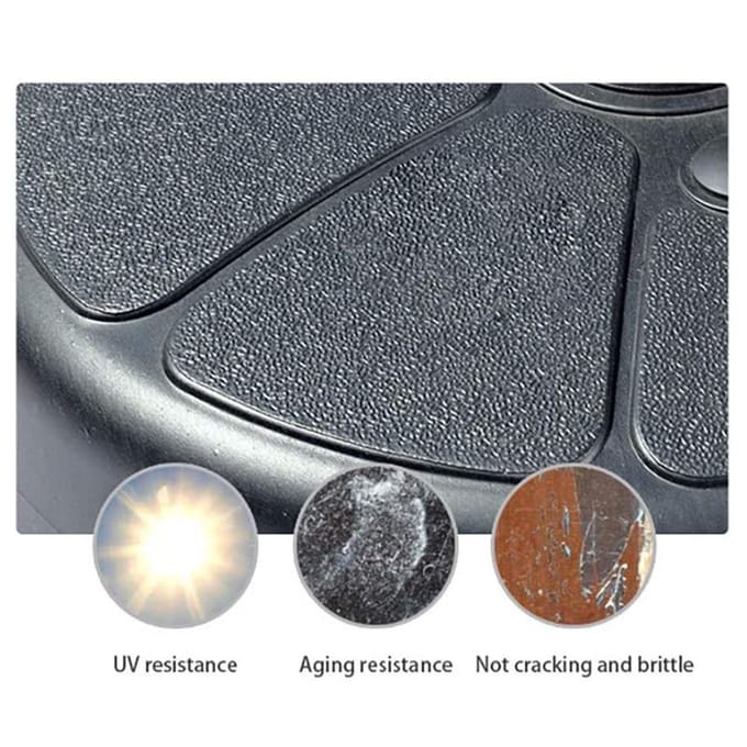 Base de parasol durable et remplissable conçue pour être utilisée avec un support de base de parasol rond pour table de patio gray