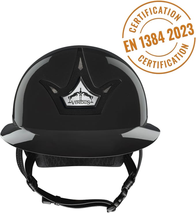 Veredus Vita Cap GST Glossy Black Large Polo Klep