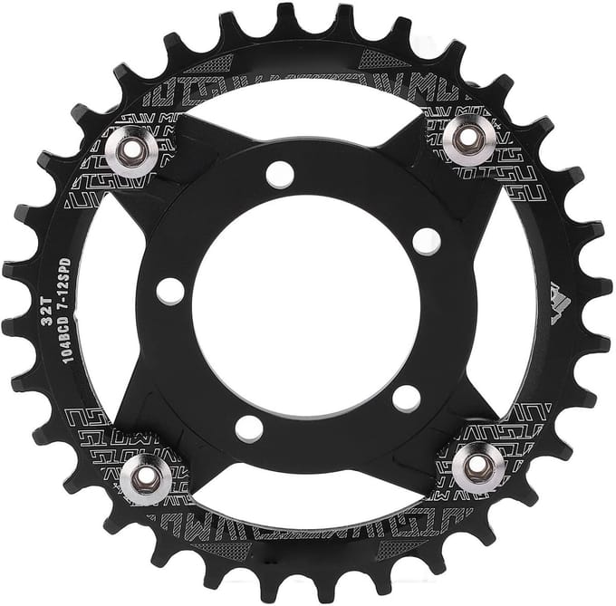 VGEBY 104BCD 32T Fietsketting Tandwiel Adapter voor Bafang Middenmotor