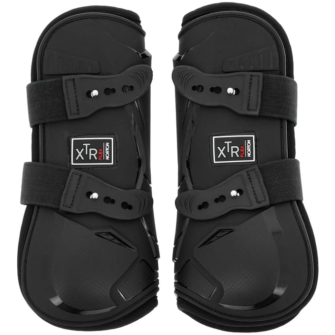 Open dressage boots with buttons for horse Norton XTR Flex