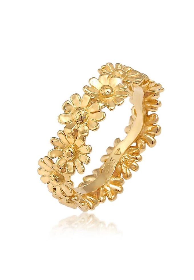 Elli - Ring - Dames Band Bloesem Bloem Boho Look Trend in 925 Sterling Zilver - Dames