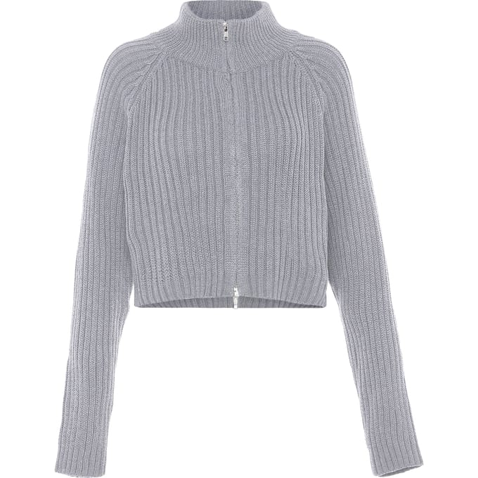 Mymo Vest Dames licht grijs melange