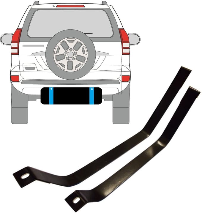 Brandstoftank klemmen voor Toyota Land Cruiser J120 2003-2010