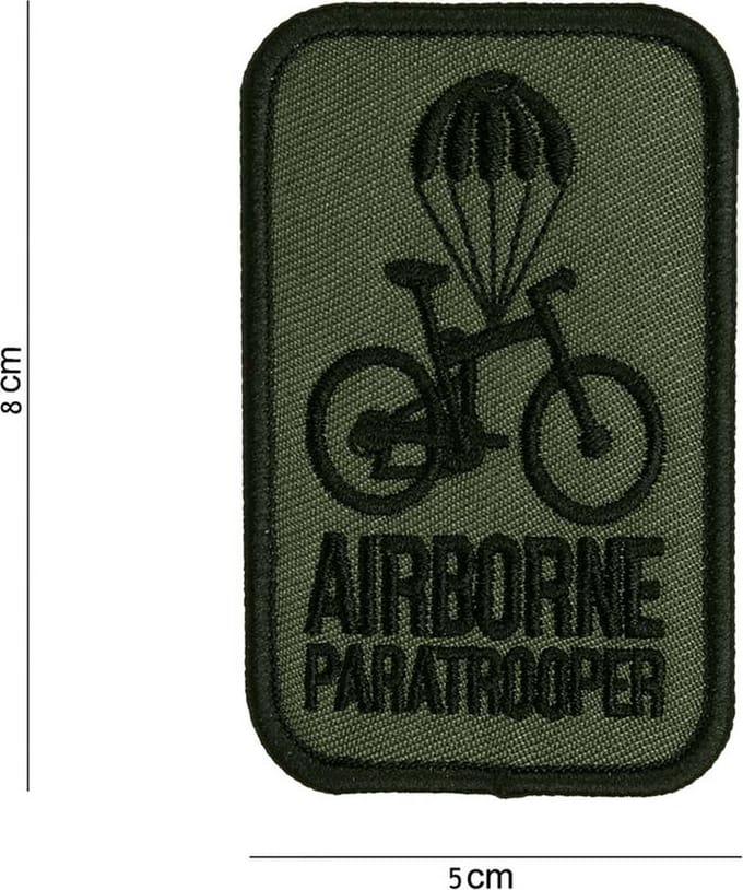 Embleem stof Paratrooper groen