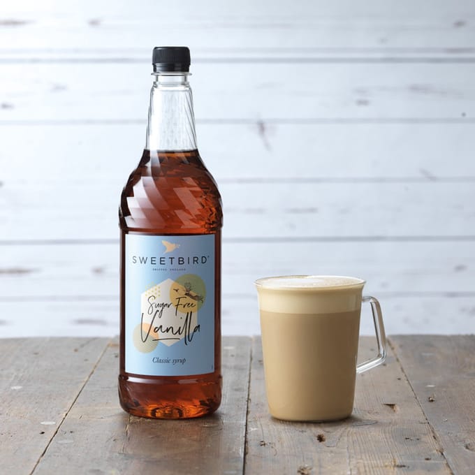 Koffiesiroop Sweetbird Sugar-Free Vanilla, 1 l