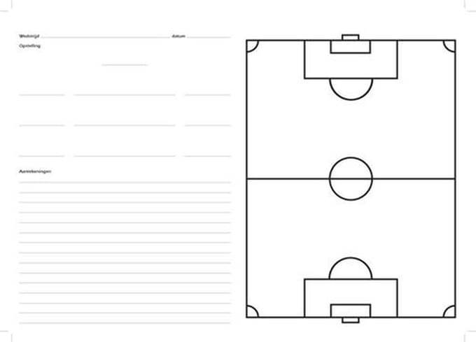 Non-branded Coachpapier Voetbal A4 100 Vellen