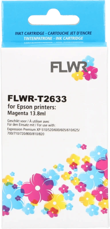 FLWR - Inktcartridge / 26XL / Magenta - Geschikt voor Epson