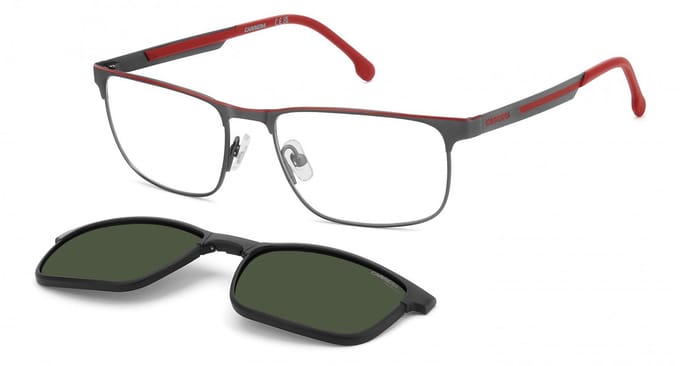 Carrera CA 8921/C MATTE BLACK RED/ GREEN POLARIZED 56/18/145 Herrenbrillen Brilmonturen