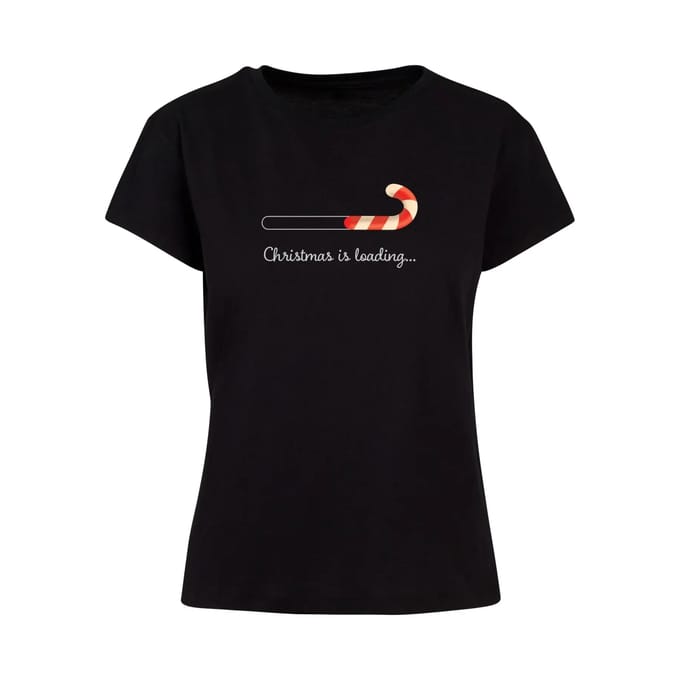 T-shirt dames Merchcode Christmas Loading