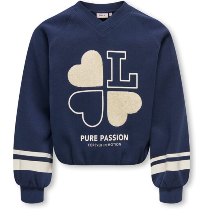 KIDS ONLY - KOGCOLETTA L/S V-NECK PRINT SWT Meisjes Trui