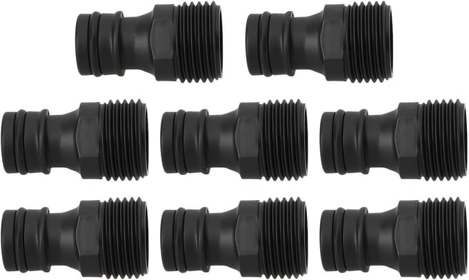 Dailygoods - Set van 8 Kraan Adapters voor Slangverbindingen