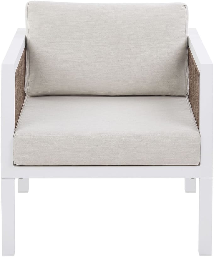 BORELLO - Loungeset voor 5 - Wit - Aluminium