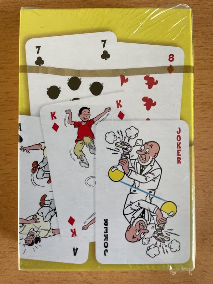 Suske en Wiske speelkaarten - Met tekeningen - 1 set