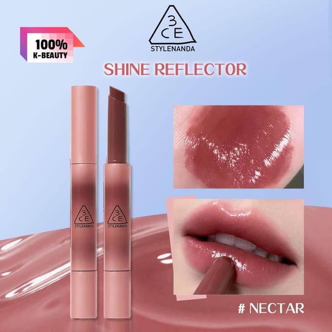 3CE SHINE REFLECTOR  1.7g/0.06oz  (7 options de couleurs) brown